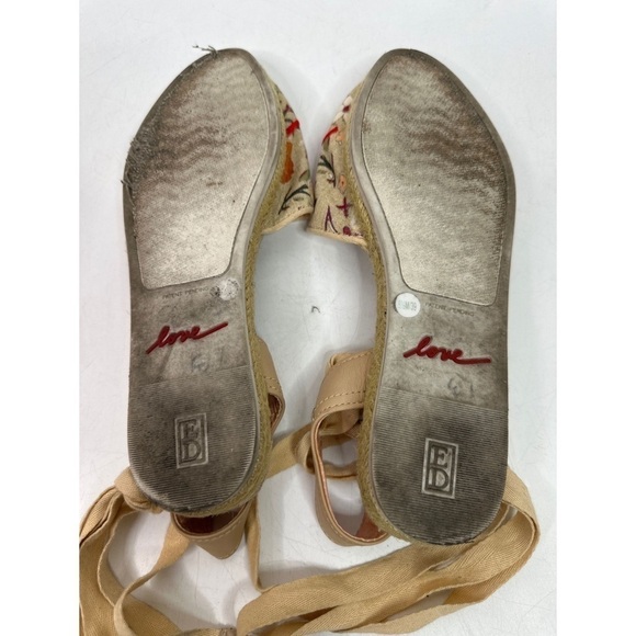 ED Ellen Degeneres LOVE Lourana Ankle Wrap Espadrilles - Picture 3 of 5
